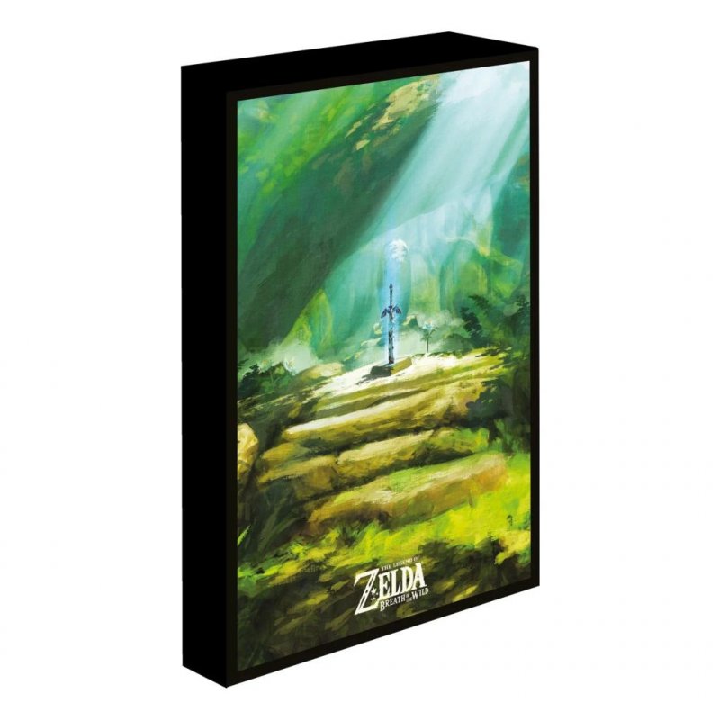 THE LEGEND OF ZELDA - Master Sword - Canvas Lumineux 40X30 Cm