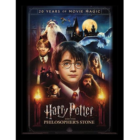 HARRY POTTER - 20 Years Of Movie Magic - Impression encadrée 30x40cm