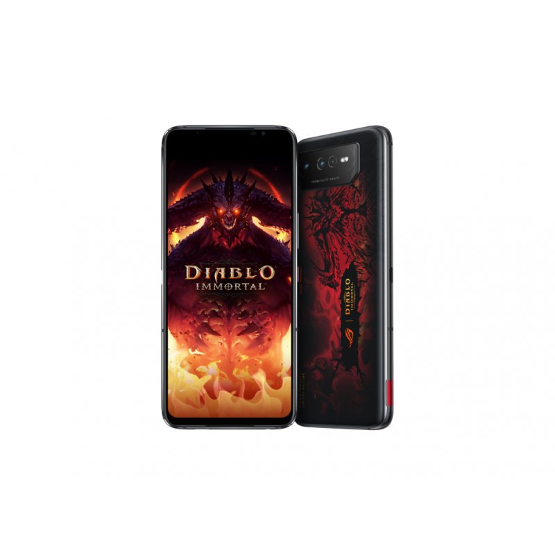 ASUS ROG Phone 6 Diablo Immortal Edition 17.2 cm (6.78") Dual SIM Android 12 5G USB Type-C 16 GB 512 GB 6000 mAh Black,