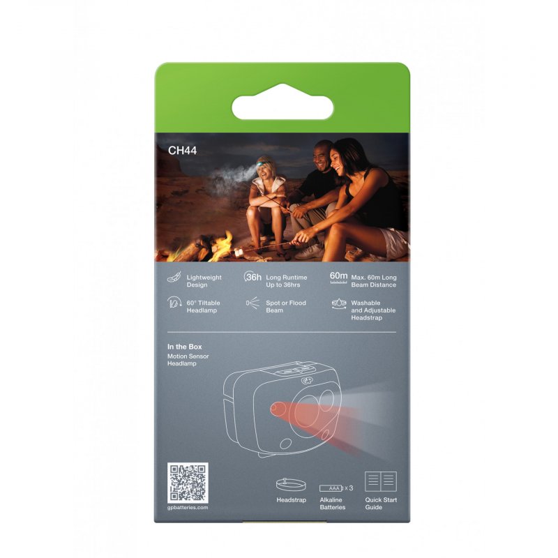 GP Lighting Discovery Teal Headband flashlight LED