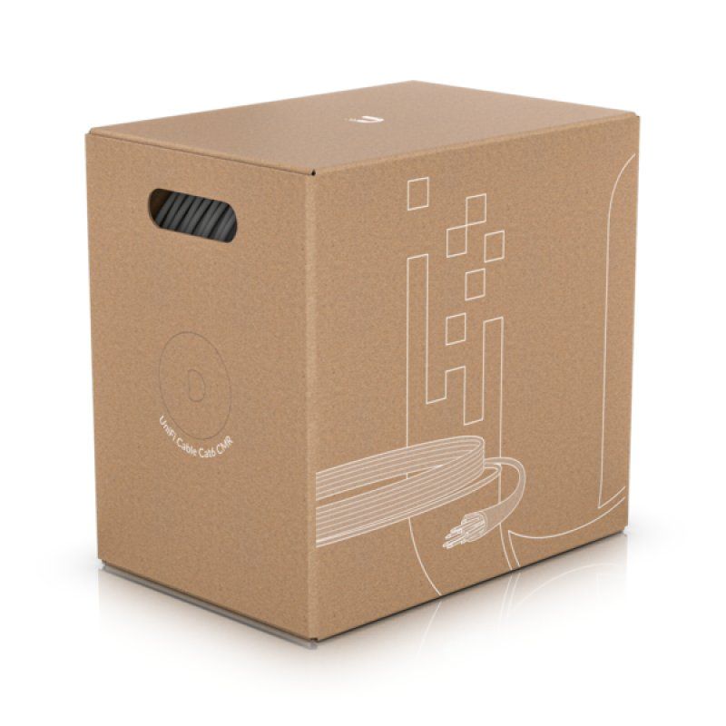 STOCK1 - Ubiquiti U-Cable-C6-CMR câble de réseau Blanc 305 m Cat6 U/UTP (UTP)
