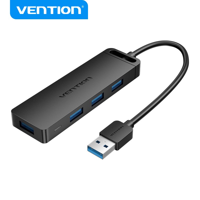 Vention Adapter Hub, CHLBD, 4x USB 3.0 MicroUSB Power 5Gbps 0,5m