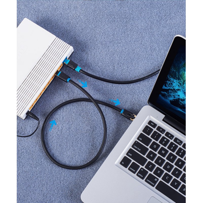 Vention Cat.8 SFTP Patch Cable 0.5M Black