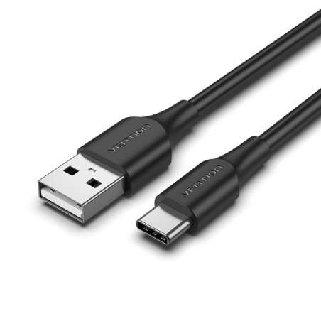 Vention USB 2.0 A Male to C Male 3A Cable 1M Black