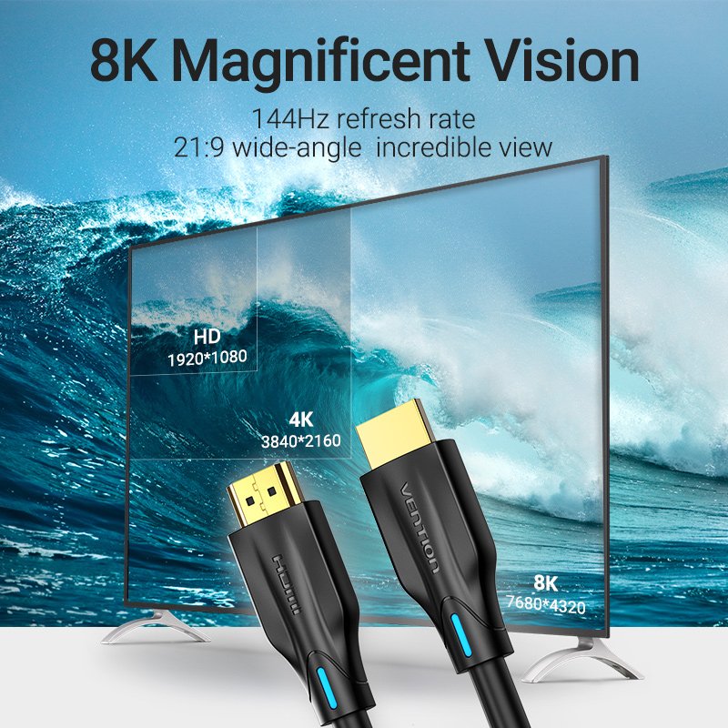 Vention 8K HDMI Cable 2M Black