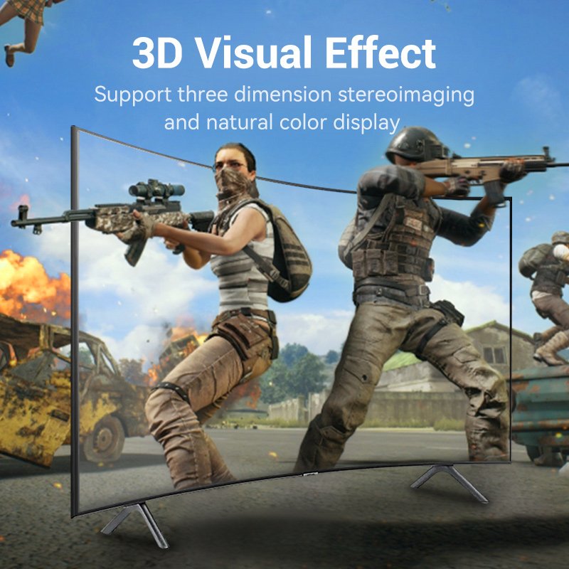 Vention HCDBI câble DisplayPort 3 m Noir