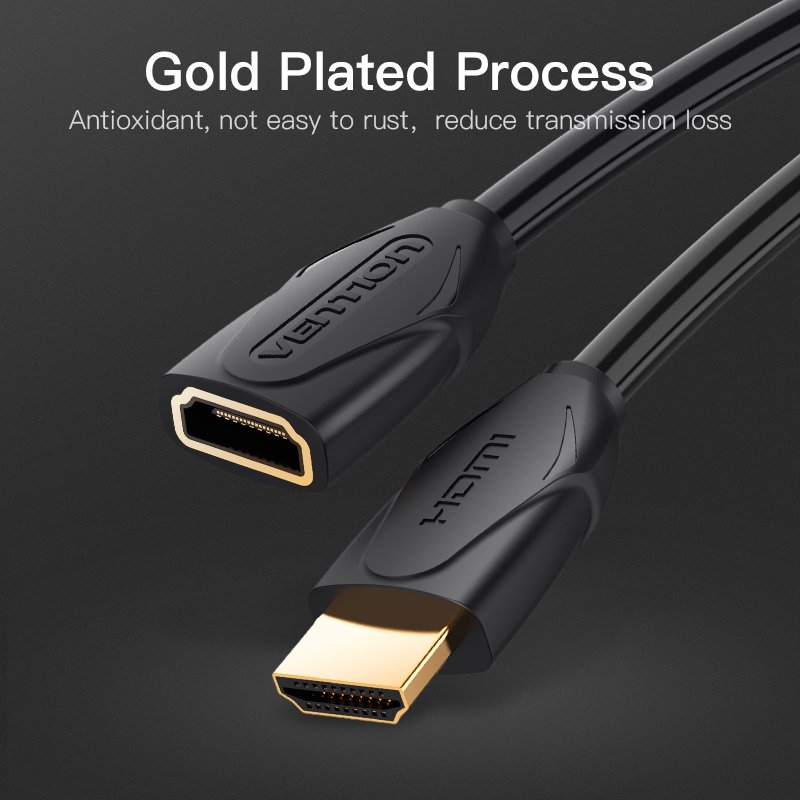 Vention VAA-B06-B200 câble HDMI 2 m HDMI Type A (Standard) Noir