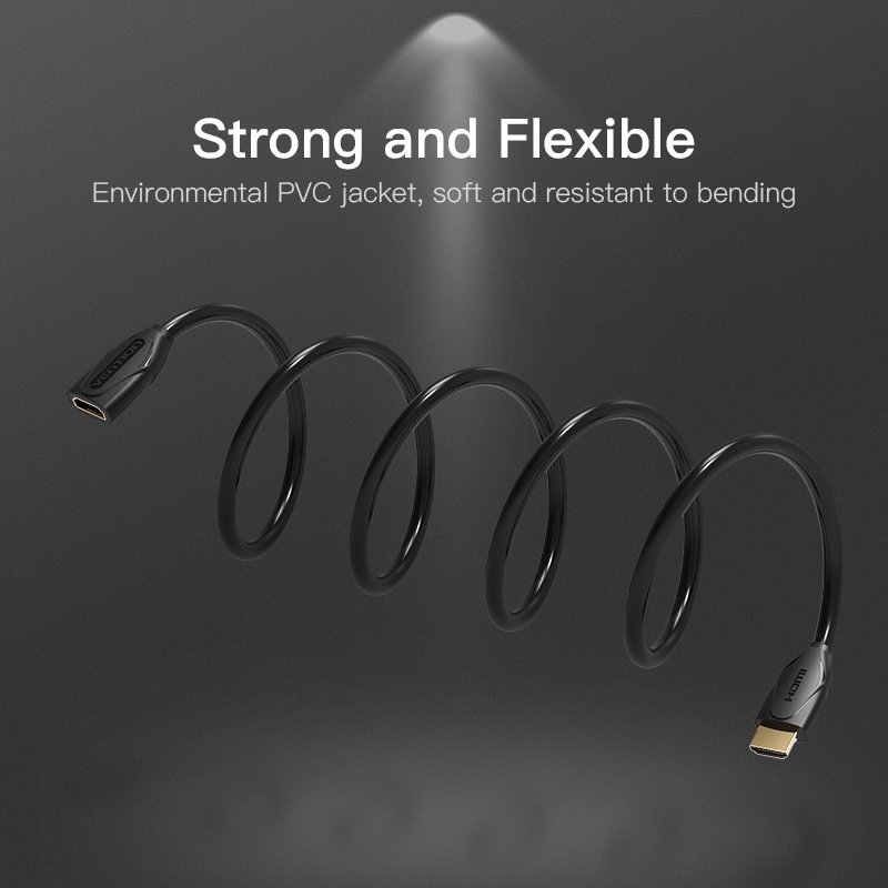 Vention VAA-B06-B200 câble HDMI 2 m HDMI Type A (Standard) Noir