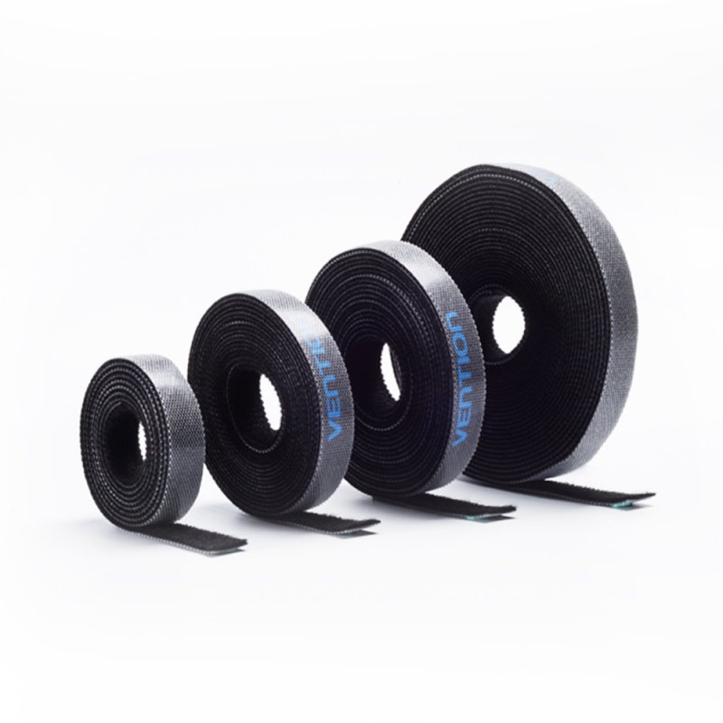 Vention KAABJ serre-câbles Attache-câbles à crochets et à boucles Nylon Noir 1 pièce(s)