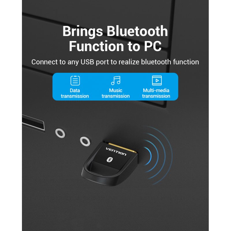 Vention USB Bluetooth5.0 Adapter White