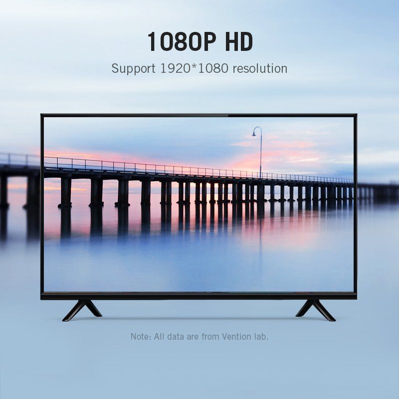 Vention AIDB0 convertisseur de signal vidéo Convertisseur vidéo de passif 1920 x 1080 pixels