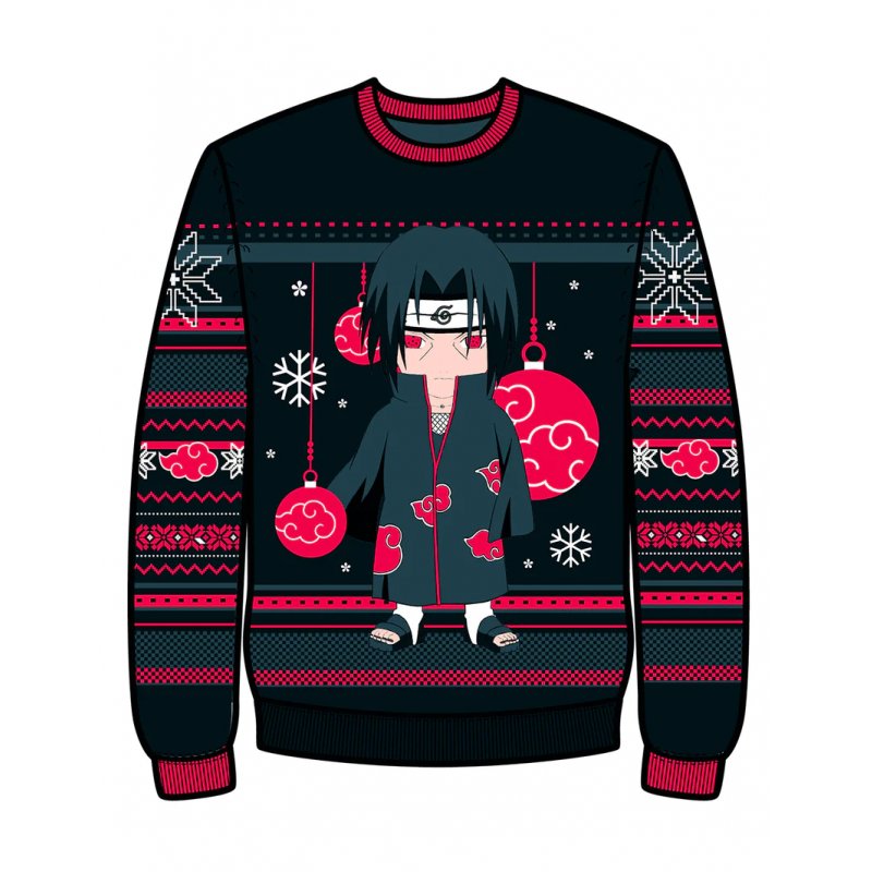 NARUTO - Itachi - Pull de Noël Homme (XS)