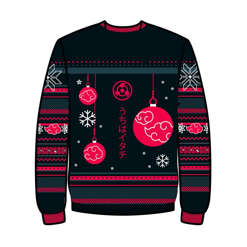 NARUTO - Itachi - Pull de Noël Homme (XS)