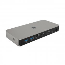 Dockingstation ICY BOX 2xUSB-C/3xUSB/2xHDMI/Audio/SD/microSD/Ethernet Grey
