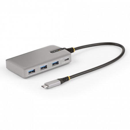 4-PORT USB-C HUB W/USB-C VIDEO - 3X USB-A/1X USB-C FOR LAPTOPS