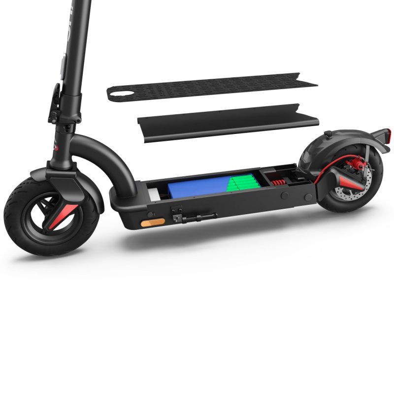 Sharp - Electric Scooter with rear Suspension - Black