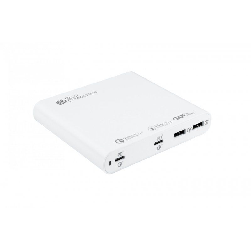 Alcasa PCA-D001W mobile device charger Universal White AC Fast charging Indoor