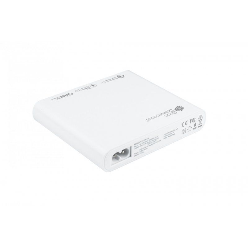 Alcasa PCA-D001W mobile device charger Universal White AC Fast charging Indoor