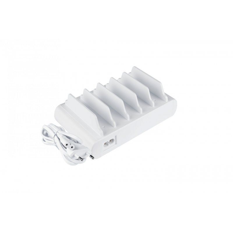 USB-Schnellladestation 110 Watt, 10-Port (weiß, PD 3.0, QC 3.0, USB-C, USB-A)