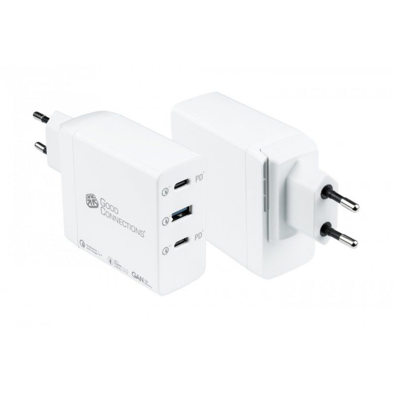 Alcasa PCA-W001W chargeur d'appareils mobiles Universel Blanc Secteur Charge rapide Intérieure