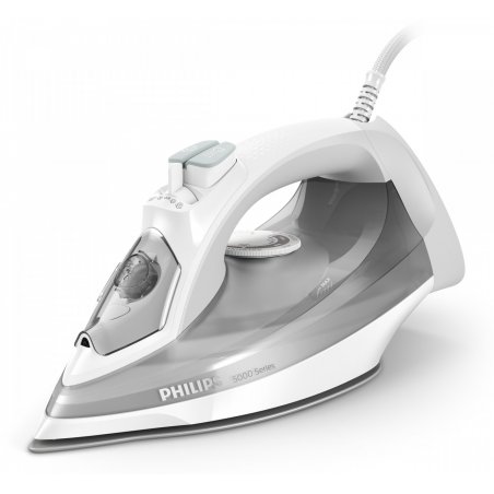 Philips 5000 series DST5010/10 iron Steam iron SteamGlide Plus soleplate 2400 W Grey, White