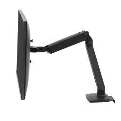 MXV DESK MONITOR ARM WITH UNDER MOUNT CLAMP MATTE BLACK