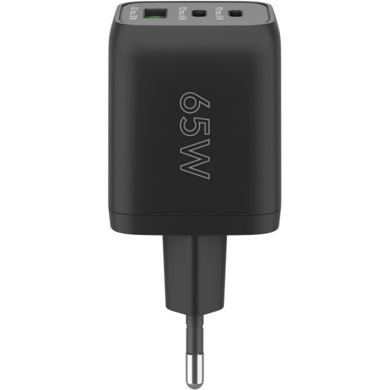 Goobay 64753 mobile device charger Headphones, Smartphone, Tablet Black AC Fast charging Indoor