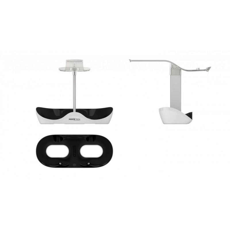 Maxx Tech MXT-PSVRCS accessoire intelligent à porter sur soi Socle de chargement Noir, Transparent, Blanc
