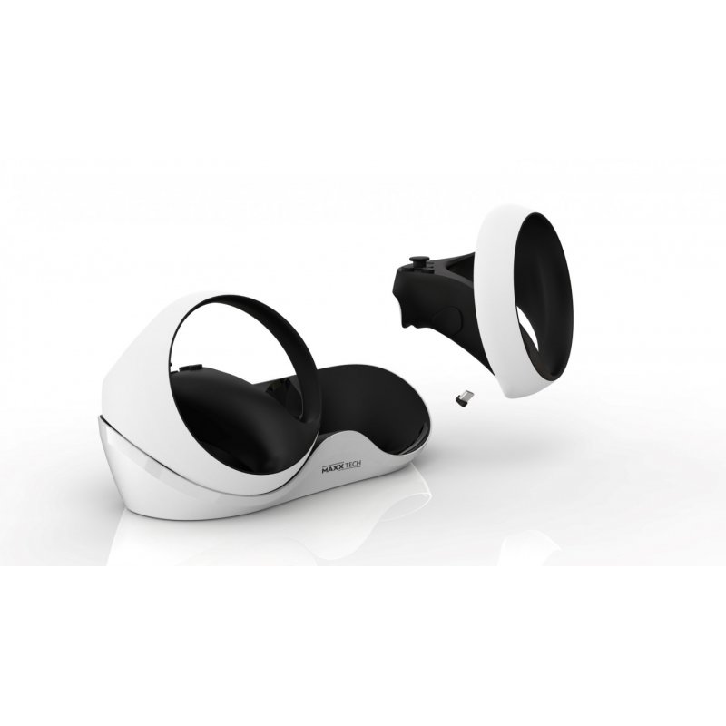 Maxx Tech MXT-PSVRCS accessoire intelligent à porter sur soi Socle de chargement Noir, Transparent, Blanc