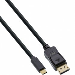 InLine 64122 câble vidéo et adaptateur 2 m USB Type-C DisplayPort Noir