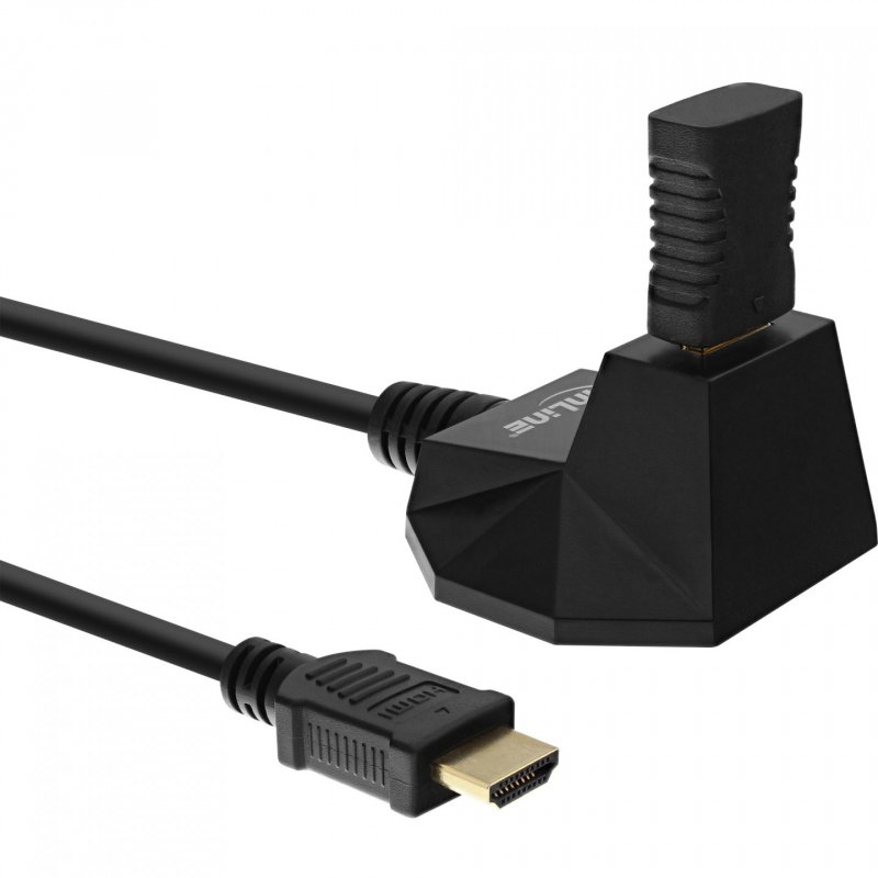 InLine 17533S câble HDMI 3 m HDMI Type A (Standard) Noir