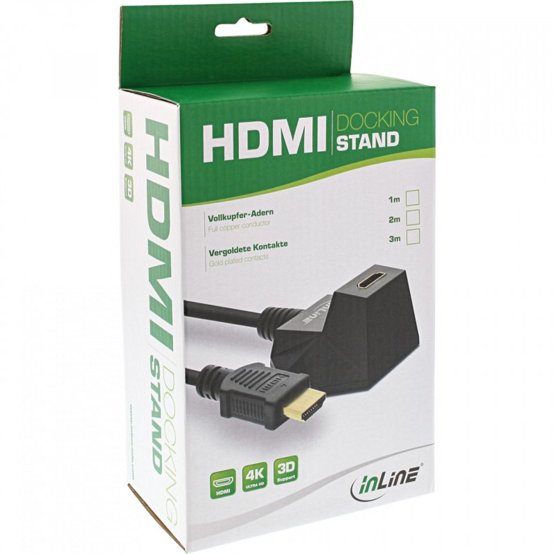 InLine 17533S câble HDMI 3 m HDMI Type A (Standard) Noir