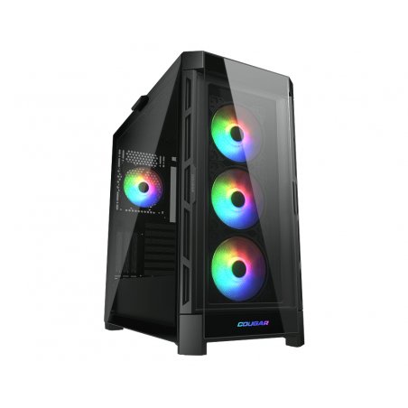 Boitier Moyen Tour E-ATX Cougar DuoFace Pro RGB avec panneaux vitrés (Noir)