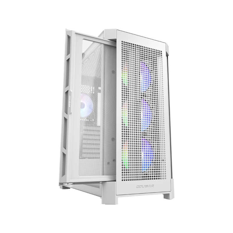 Boitier Moyen Tour E-ATX Cougar DuoFace Pro RGB avec panneaux vitrés (Blanc)