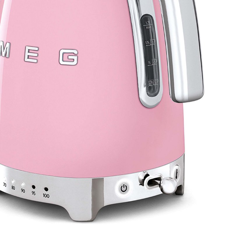Smeg KLF04PKEU bouilloire 1,7 L 2400 W Rose
