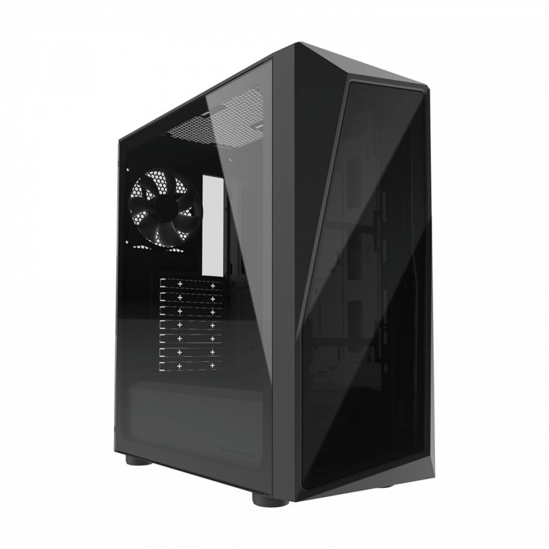 Boitier Moyen Tour ATX Cooler Master CMP 520L avec panneau vitré (Noir)