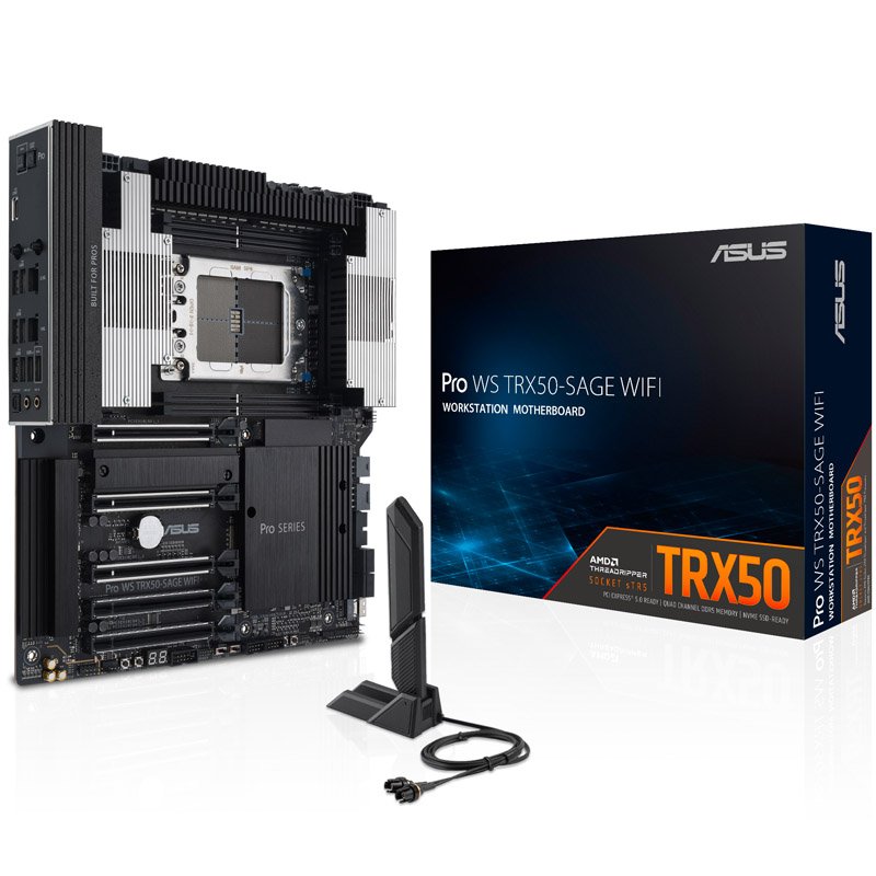 ASUS Pro WS TRX50-Sage WiFi, AMD TRX50 Mainboard, Sockel sTR5, DDR5