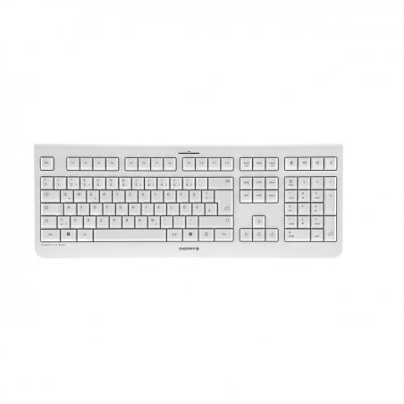 CHERRY KW 3000 Kabellose Tastatur, weiß