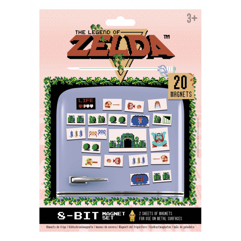 ZELDA - Magnet Set - Retro