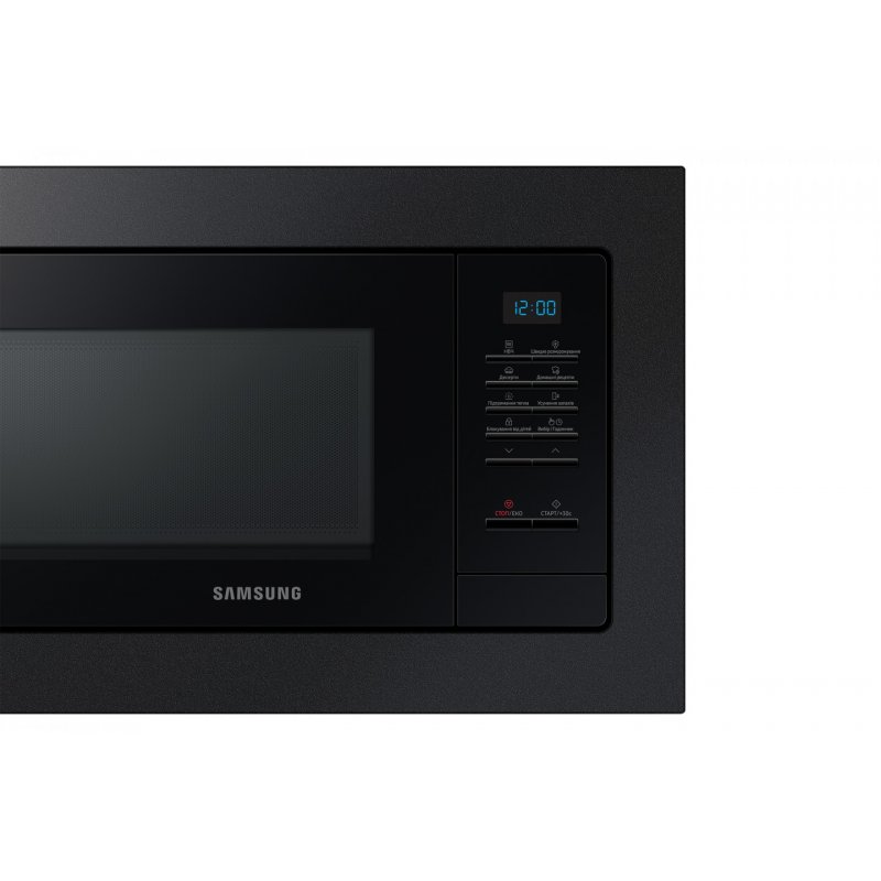 Samsung MS20A7013AB/EF microwave Built-in Solo microwave 20 L 850 W Black