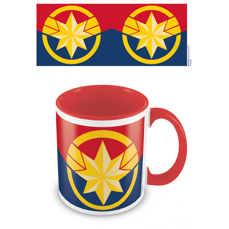 MARVEL - Captain Marvel - Mug intérieur coloré 315ml