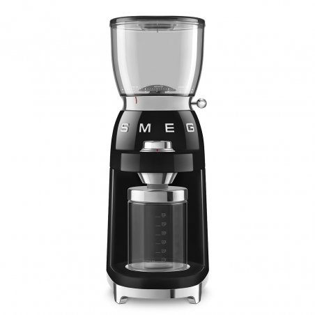 Smeg CGF11BLEU appareil à moudre le café 150 W Noir, Transparent