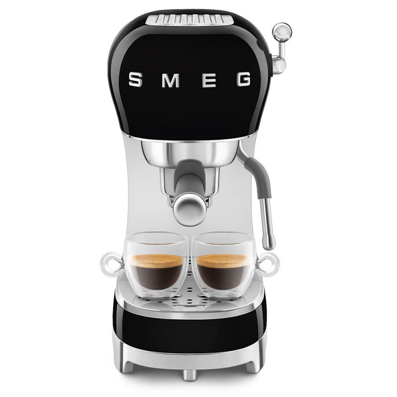 CAFETIERE EXPRESSO SMEG ECF02BLEU ANNEES 50 NOIR