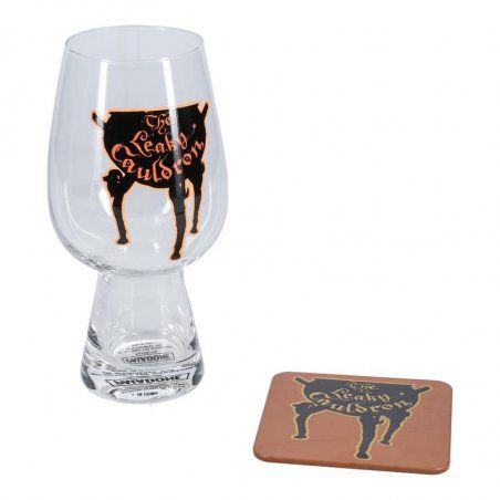 Harry Potter - Coffret verre 550ml et sous-verre Le Chaudron Baveur