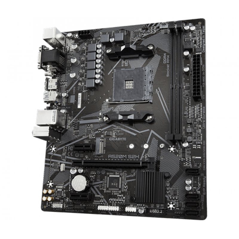 Gigabyte A520M S2H carte mère Emplacement AM4 micro ATX