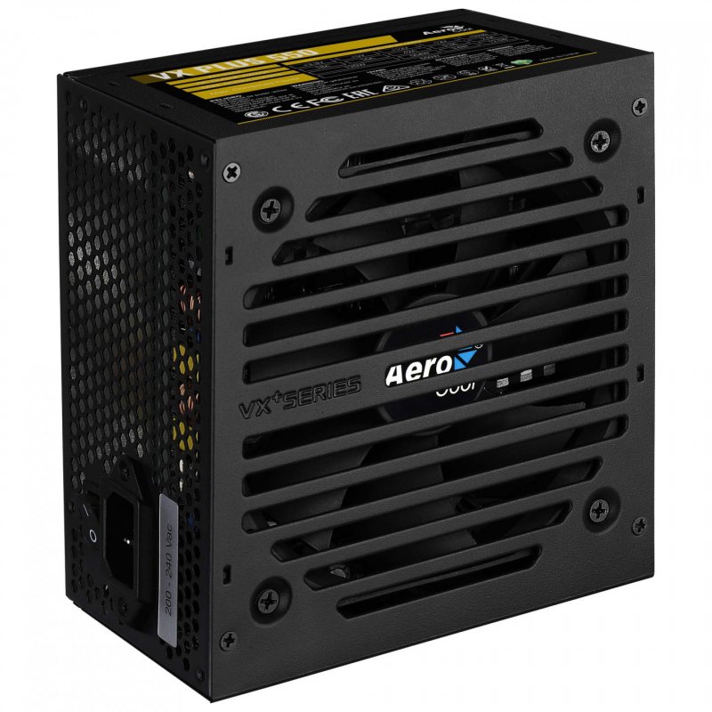 Aerocool VX PLUS 650 power supply unit 650 W 20 4 pin ATX ATX Black