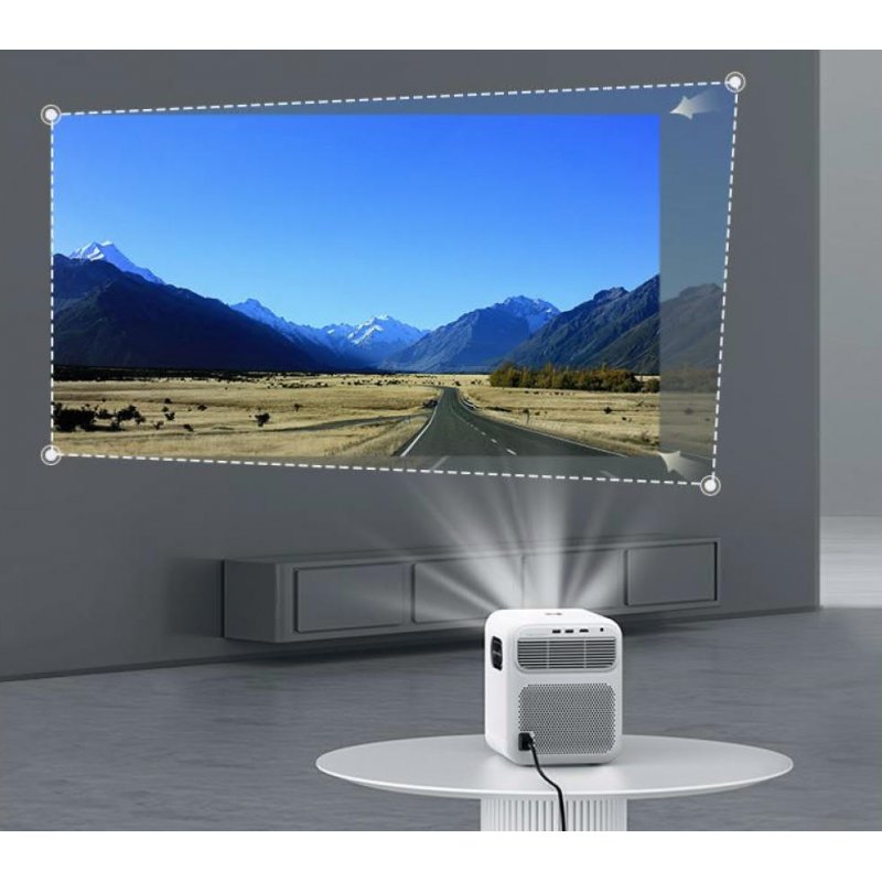 WANBO MOZART 1 projecteur de film 1000 ANSI lumens 1920 x 1080 pixels Bleu, Blanc