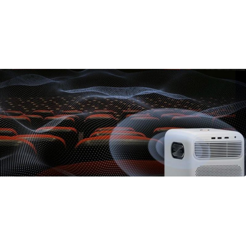 WANBO MOZART 1 projecteur de film 1000 ANSI lumens 1920 x 1080 pixels Bleu, Blanc