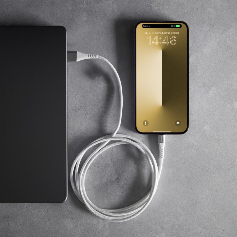 Intenso CABLE USB-A TO LIGHTNING 1.5M/7902102 USB cable USB A USB C/Micro USB-A/Lightning White