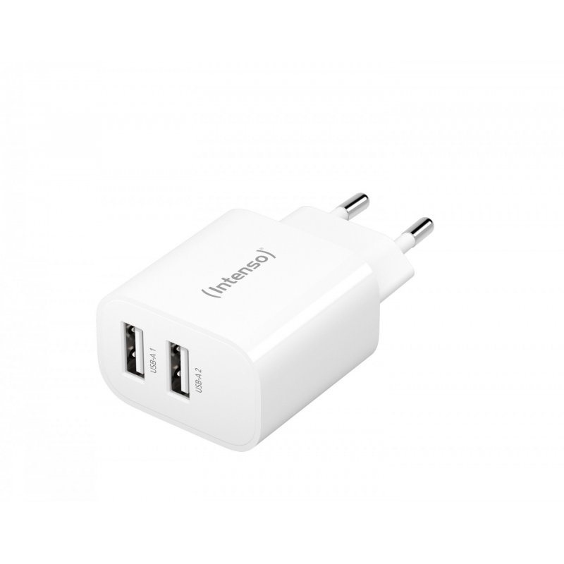 Intenso POWER ADAPTER 2XUSB-A/7802412 Universel Blanc Secteur Intérieure